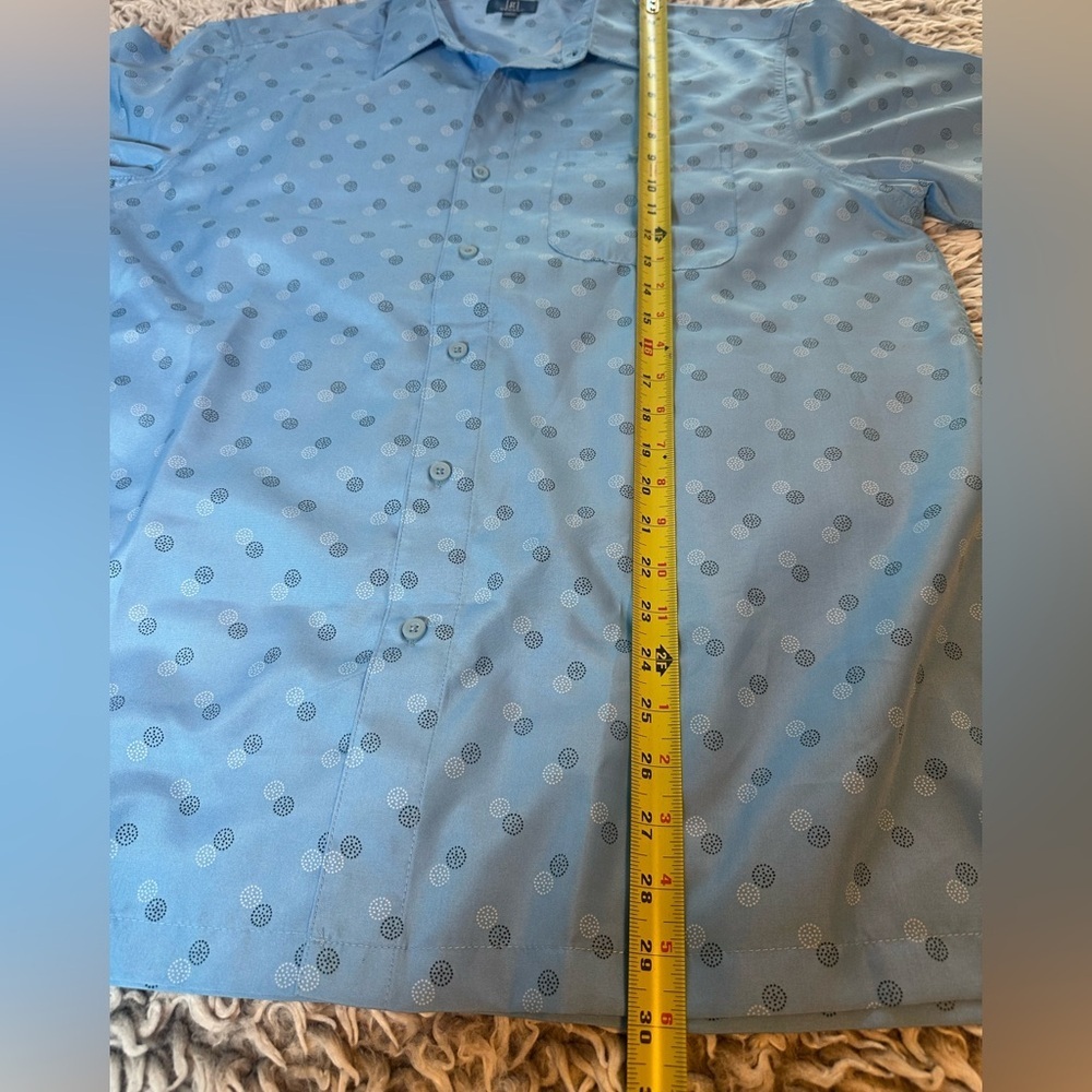 George Mens Short Sleeve Microfiber Shirt, Size Large 42-44 NWOT - Picture 13 of 13